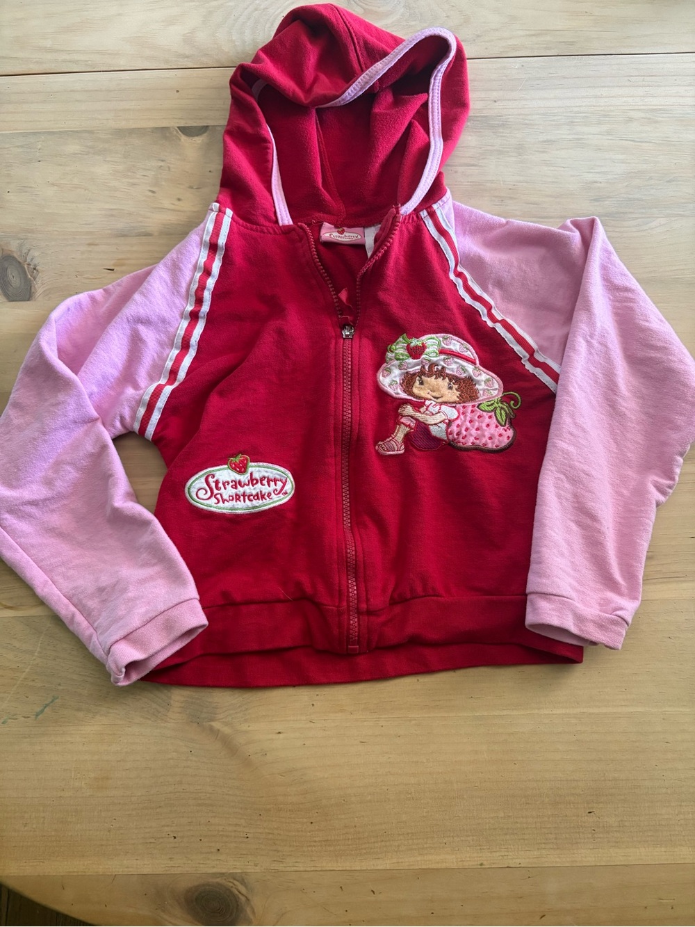 Rare y2k strawberry shortcake girls hoodie